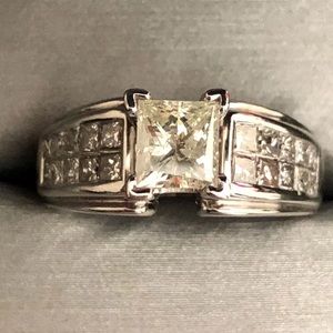 Vintage Zales 14K Engagement Diamond Ring 🌸🌺